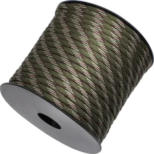 50m 9-Core 4mm Paracord Spool Outdoor Camping Emergency Survival Rope Tent Guyline Camo