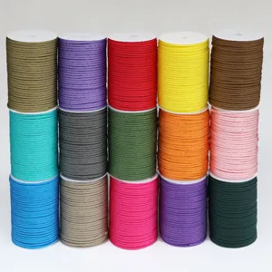 100M 4mm Outdoor 7 Strand Paracord Multi Color Survival Rope DIY Bracelet Weaving
