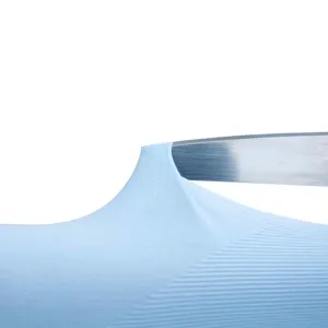 Manches de protection solaire en soie glacée tissu élastique gros plan cyclisme en plein air bleu