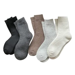 Calcetines gruesos de lana rizo para hombre invierno termicos pack colores surtidos