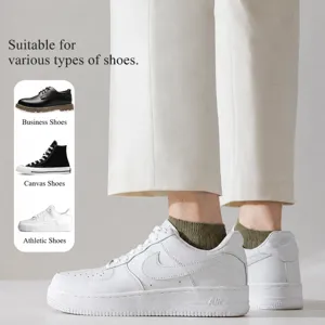 Men summer thin solid color cotton short socks breathable comfortable business casual socks