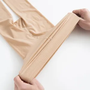 Women flesh-colored pantyhose mid-waist matte micro-pressure stretch tights main image