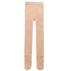 Collant étrier doublé de polaire nude pour femmes automne hiver chaud amincissant.