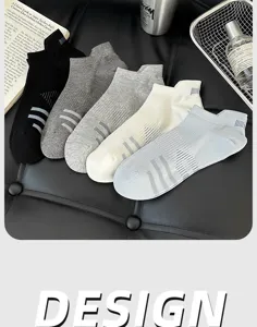 Herren atmungsaktive sportliche Sneakersocken Set Mesh Sommer Laufschlaf Socken