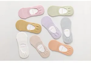 Women's summer thin breathable mesh invisible socks low cut cotton no show boat socks.