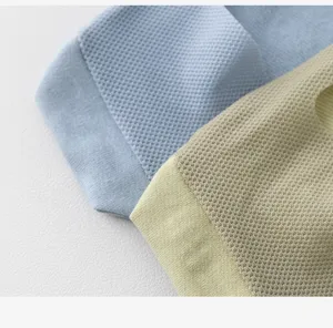 Close-up detail of women's low-cut invisible mesh socks with breathable ice silk fabric.