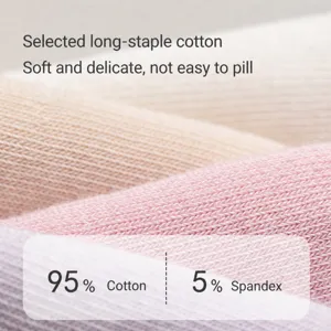 Women's pure cotton invisible boat socks close-up fabric texture main image summer wear.