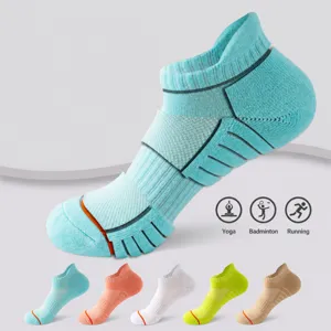 Professional Sports Running Socks Women Athletic Short Sock Breathable Sweat Absorbent Towel Bottom Badminton Socks