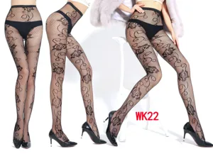 Sexy floral fishnet stockings and hollow out mesh tights for women fashion daily wear.