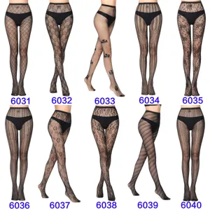 High elasticity jacquard fishnet stockings sexy pantyhose women spring thin hosiery.