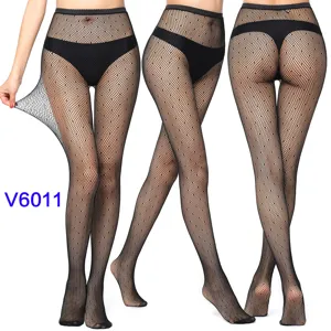 Women sexy fishnet pantyhose black mesh stockings breathable hosiery intimate apparel