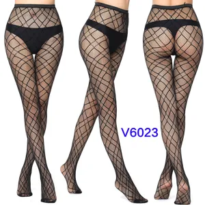 Black fishnet tights for women sexy mesh pantyhose hollow out hosiery fashion apparel