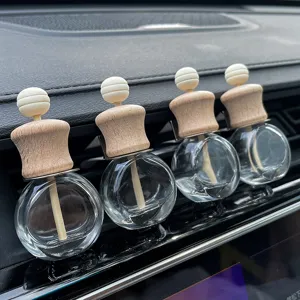 Auto Lüftungsschlitz Parfüm Clip Glas Aromatherapie Flasche Süß Fahrzeug Innenraum Ätherisches Öl Diffusor Ornament Auto Zubehör