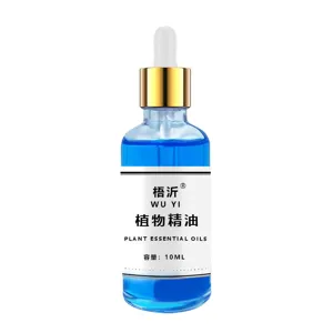 10ml blue glass dropper bottle for essential oils, empty serum and cosmetic container