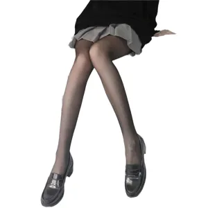 Medias transparentes para mujer de alta calidad terciopelo translúcido antienredos sexy piernas