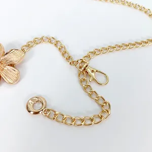 Gold metal flower waist chain bohemian beach body chain for women stylish jewelry accessory