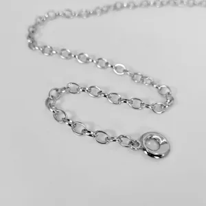 Catena di metallo argentato da donna elegante abito abito decorativo cintura catena