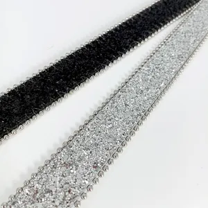 Fashion glitter sequin waist belt with beaded edges stylish women dress jeans accessory