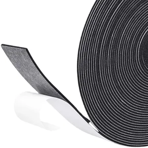 Black self-adhesive felt tape roll for furniture leg floor protection