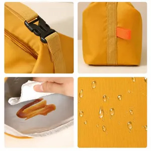 Insulated lunch bag waterproof oxford cloth portable thermal food tote bag for daily use