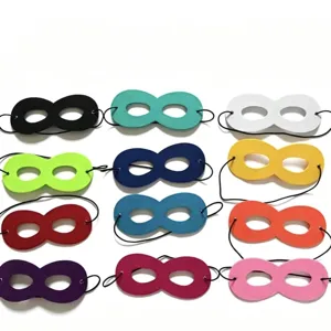 Children's Felt Superhero Eye Mask For Halloween Party Favors Cosplay Costume Kids Birthday Gift Party Accessory