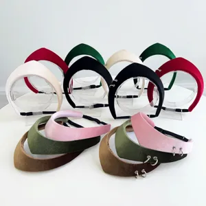 Selection of premium vintage velvet headbands in multiple colors with ring details