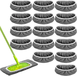 Chenille mop replacement pads washable flat mop cloth reusable cleaning microfiber pads