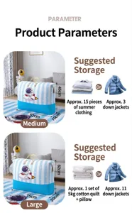Large capacity waterproof moisture-proof storage bag for clothes quilts home travel organize