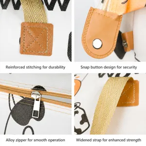 Thickened non-woven quilt storage bag with sturdy handles, metal zipper and durable seams.