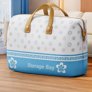 Grand sac de rangement en tissu pour vetements couettes demenagement organisateur.