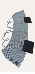 Houndstooth spaghettibandje hemd detail, stijlvolle mouwloze top voor dames.