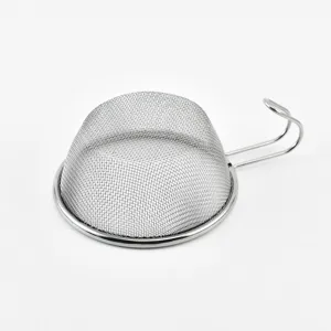304 Stainless Steel Mesh Strainer Kitchen Sieve for Tea Dregs and Flour Filtering