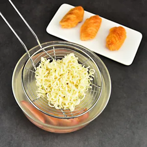 Stainless Steel Wire Strainer Colander Mesh Skimmer Spoon for Kitchen Hot Pot Noodles