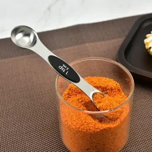 Edelstahle Messlöffel Doppelkopf Kaffeelöffel zum Backen und Kochen Küchenhelfer