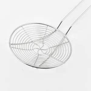 Stainless steel spider strainer skimmer kitchen frying mesh spoon tool for hot pot and noodles