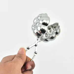 Infusor de te de calabaza de acero inoxidable colador de bola para te suelto y hierbas.