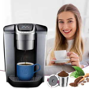 Edelstahl wiederverwendbare K-Cup Kaffeekapsel kompatibel mit Keurig Maschinen, langlebig.