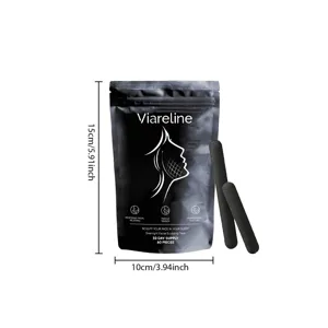 VIARELINE overnight facial sculpting tape detail view, skin-friendly and breathable.