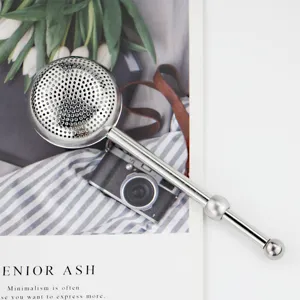 Stainless steel telescopic tea infuser syringe style tea strainer loose leaf tea filter