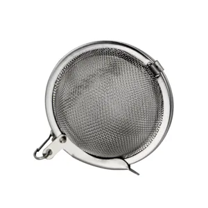 Boule à thé en acier inoxydable passoire filtre pour thé en vrac et épices de cuisine.