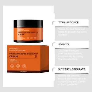 Whitening moisturizing cream with titanium dioxide and sorbitol for smooth skin care 140g