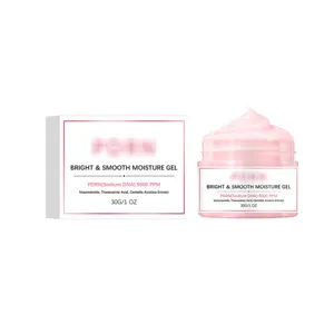 Gel hidratante brillante y suave con PDRN y niacinamida para el cuidado facial diario.