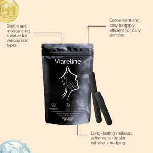 Detail view of VIARELINE overnight facial lifting tape, showing the secure packaging bag.