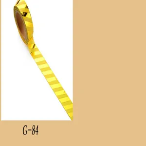 Gold foil washi tape decorative adhesive sticker for journal and DIY craft projects