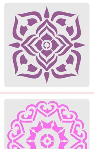 Mandala hollow painting template DIY furniture stencil drawing album tool decorative pattern