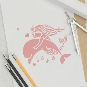 Oceaan thema holle schilderij sjabloon DIY stencil voor kinderen kunst tekening accessoire