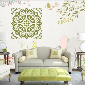 Hollow painting template mandala DIY craft wall stencil for home decoration and art design