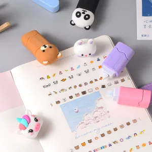 Cute cartoon decorative correction tape for DIY journal scrapbooking students stationery pens
