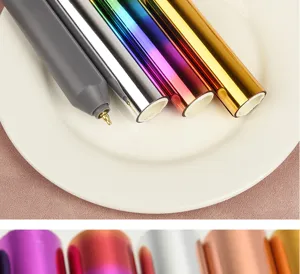 Hot stamping foil rolls and DIY craft foil pen set for handmade heat transfer projects.