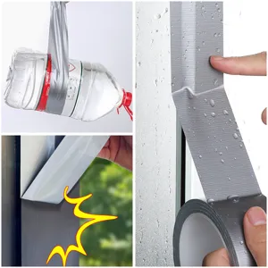 Thickened Windproof Window Sealing Tape Waterproof Adhesive Strip Cloth Backing Soundproof Gap Tape For Home Use
